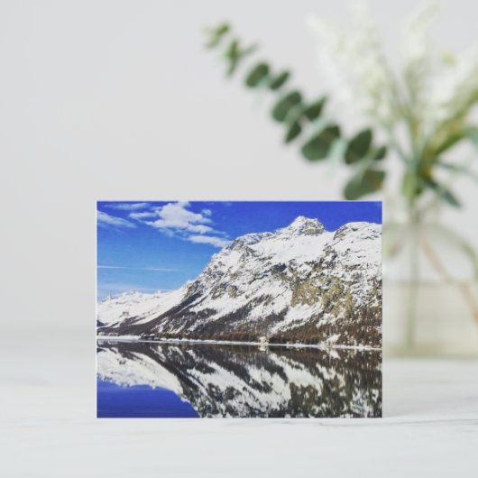 Briefkaart Zwitserse Alpen (Staand voorkant)