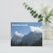 Briefkaart Zwitserse Alpen (Staand voorkant)