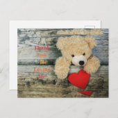 Briefkaarten begroeten voor minnaar (Voorkant / Achterkant)