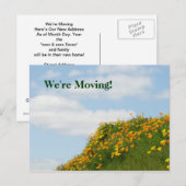 Briefkaarten Bewogen Let op Kaarten Poppies (Voorkant / Achterkant)