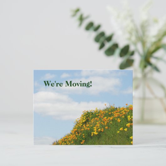 Briefkaarten Bewogen Let op Kaarten Poppies (Staand voorkant)