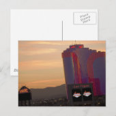 Briefkaarten bij zonsondergang in Rio Las Vegas (Voorkant / Achterkant)