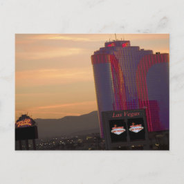 Briefkaarten bij zonsondergang in Rio Las Vegas