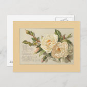 Briefkaarten  bloemen (Voorkant / Achterkant)