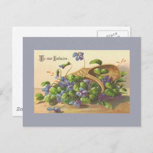 Briefkaarten bloemen (Voorkant / Achterkant)