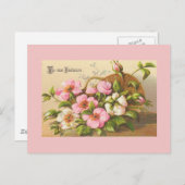 Briefkaarten bloemen (Voorkant / Achterkant)