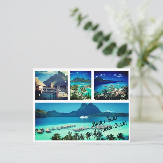 Briefkaarten - Bora Bora South Pacific Ocean (Staand voorkant)
