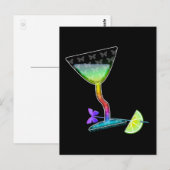 BRIEFKAARTEN - BUTTERFLY MARTINI (Voorkant / Achterkant)