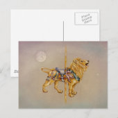 Briefkaarten - Carrouselleeuw (Voorkant / Achterkant)