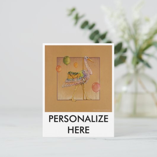 Briefkaarten - Carrouselooievaar (Staand voorkant)