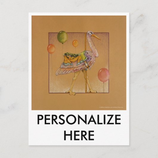 Briefkaarten - Carrouselooievaar (Voorkant)