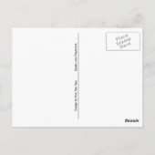 Briefkaarten - Chrysanthemum en damselfly (Achterkant)