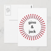 Briefkaarten cirkels (Voorkant / Achterkant)