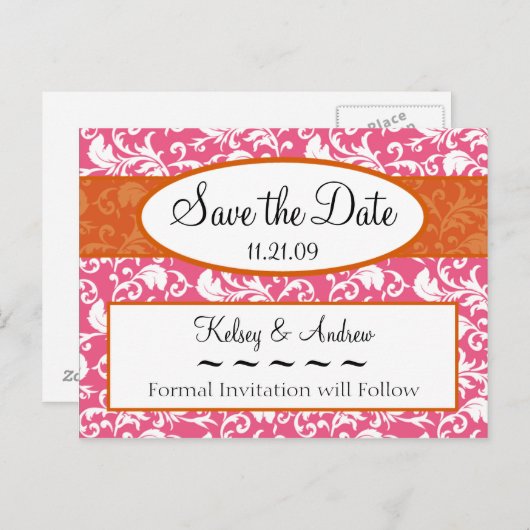 Briefkaarten Datum opslaan (Voorkant / Achterkant)