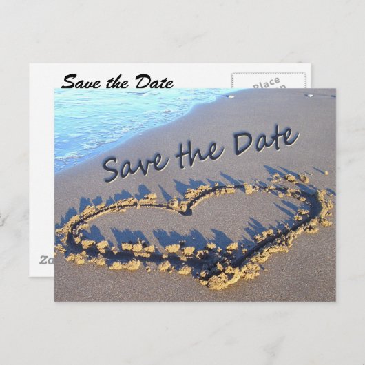 Briefkaarten Datum opslaan (Voorkant / Achterkant)