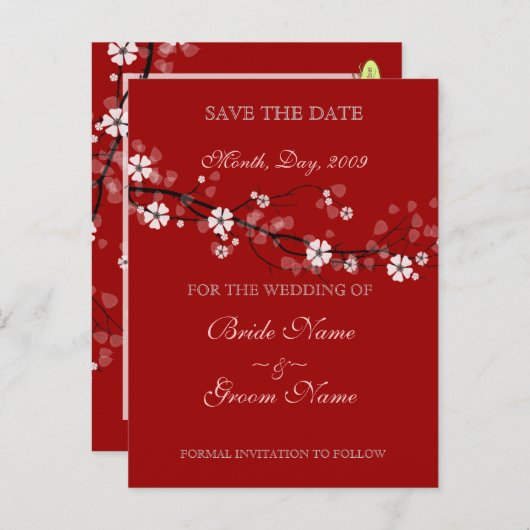 Briefkaarten Datum opslaan (Voorkant / Achterkant)