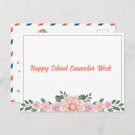 Briefkaarten Design School Counselor Week 2023 (Voorkant / Achterkant)