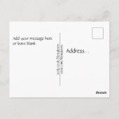 Briefkaarten - Dog Puppy Waterverven (Achterkant)