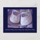 Briefkaarten Edeloze Sweet Cute Baby Shoes (Voorkant)