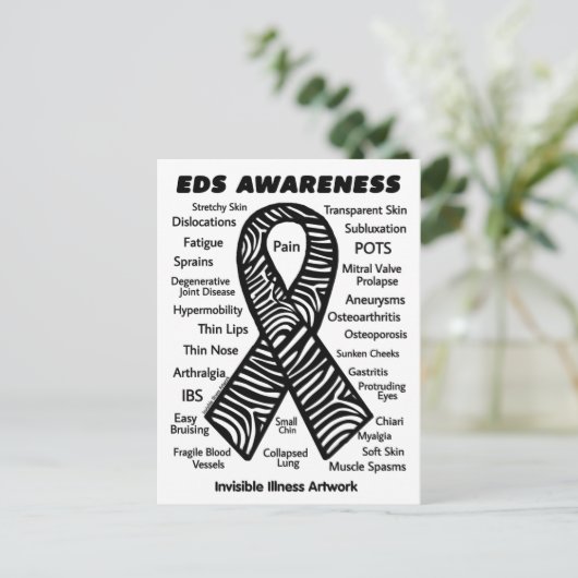BRIEFKAARTEN...EDS - Symptomen Briefkaart (Staand voorkant)