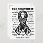 BRIEFKAARTEN...EDS - Symptomen Briefkaart (Voorkant / Achterkant)