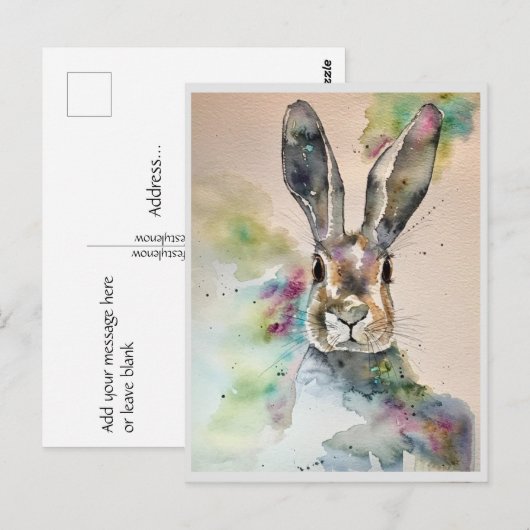 Briefkaarten - Explosie van kleur in de lente (Voorkant / Achterkant)