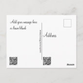 Briefkaarten - Familie van Zebra's (Achterkant)