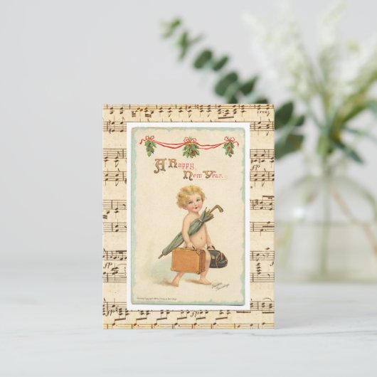 Briefkaarten Gelukkig nieuwjaar (Staand voorkant)