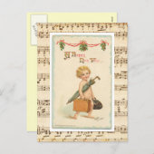 Briefkaarten Gelukkig nieuwjaar (Voorkant / Achterkant)