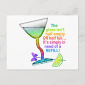 BRIEFKAARTEN - GLASHALF VOLLEDIG (Voorkant)