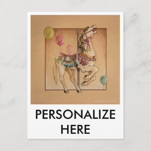 Briefkaarten - Happy Horse Carousel