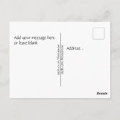 Briefkaarten - Hare Today is morgen begonnen! (Achterkant)