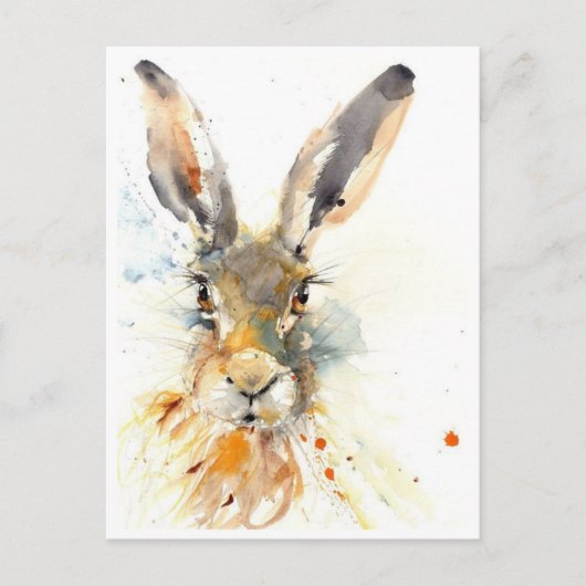 Briefkaarten - Hare Today is morgen begonnen! (Voorkant)