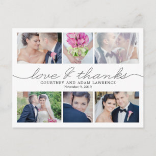 Briefkaarten hartelijk dank voor het schrijven