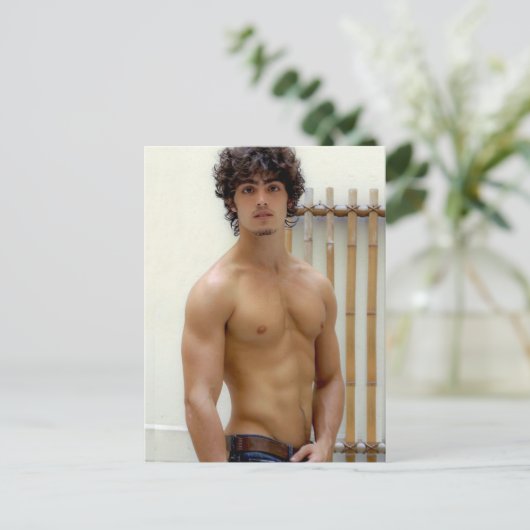 Briefkaarten_Hottest_Hunks Briefkaart (Staand voorkant)