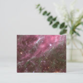 Briefkaarten in de galactische nachtelijke hemel (Staand voorkant)