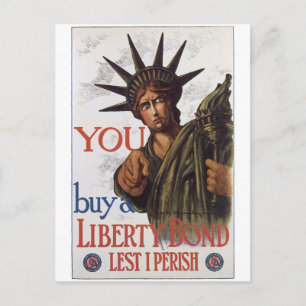Briefkaarten in de oorlog, Liberty Bonds poster