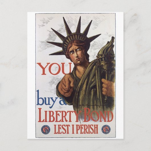 Briefkaarten in de oorlog, Liberty Bonds poster (Voorkant)