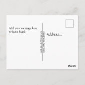 Briefkaarten - Keuken en kolibrie (Achterkant)