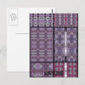 briefkaarten "LAVENDER" (Voorkant / Achterkant)