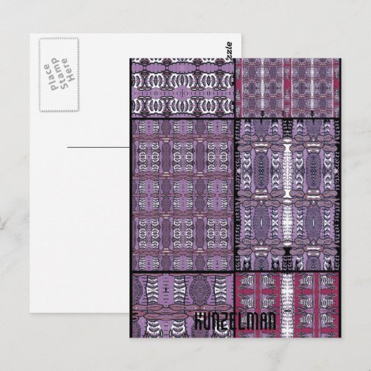 briefkaarten "LAVENDER" (Voorkant / Achterkant)