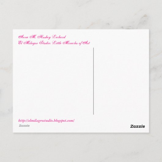 briefkaarten "Love Knoins No Boundaries" (Achterkant)