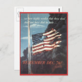 Briefkaarten met Amerikaanse trots en glorie (Voorkant / Achterkant)