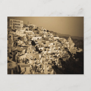 Briefkaarten met Antiek stijl van Fira, Santorini