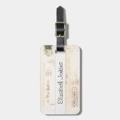 Briefkaarten met de titel Vellumn Bagagelabel (Voorkant verticaal)