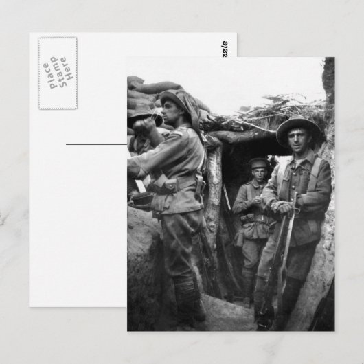 Briefkaarten met Diggers op Gallipoli (Voorkant / Achterkant)