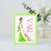 Briefkaarten met DIVAtude! (Staand voorkant)