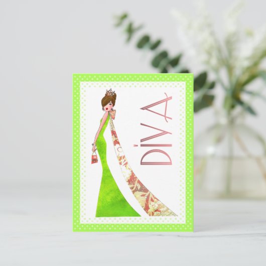 Briefkaarten met DIVAtude! (Staand voorkant)