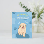 Briefkaarten met een dierenvlies (Staand voorkant)