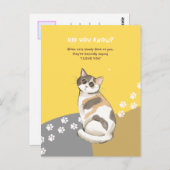 Briefkaarten met een dierenvlies (Voorkant / Achterkant)